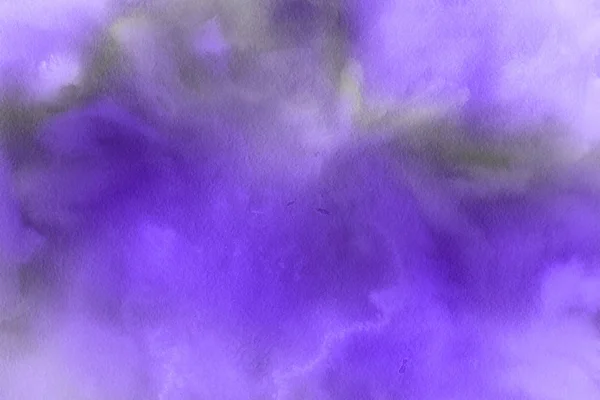 Abstrato Fundo Aquarela Violeta Brilhante Textura Decorativa — Fotografia de Stock