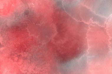 Sulu boya dekoratif doku. Kırmızı arka plan