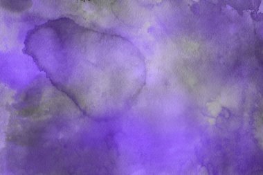 Soyut parlak mor suluboya arka plan, parlak dekoratif doku