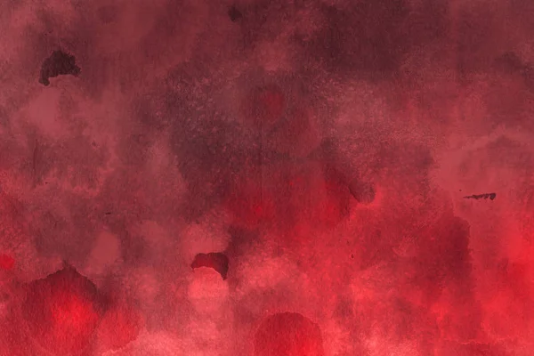 Abstrakt Bakgrund Akvarell Röda Dekorativa Textur — Stockfoto