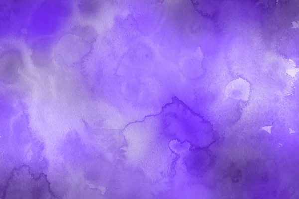 Abstrato Violeta Aquarela Fundo Textura Decorativa — Fotografia de Stock