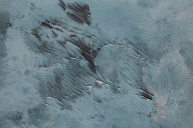 Mavi arka plan, akrilik boyama dekoratif doku