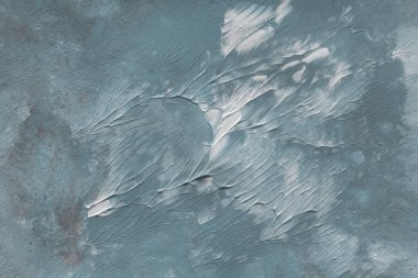 Mavi arka plan, akrilik boyama dekoratif doku