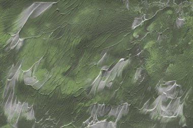 Yeşil arka plan, akrilik boyama dekoratif doku