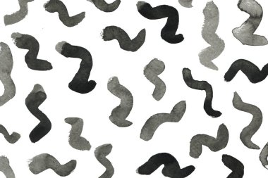 siyah ve beyaz el çizilmiş desen, arka plan-illüstrasyon 