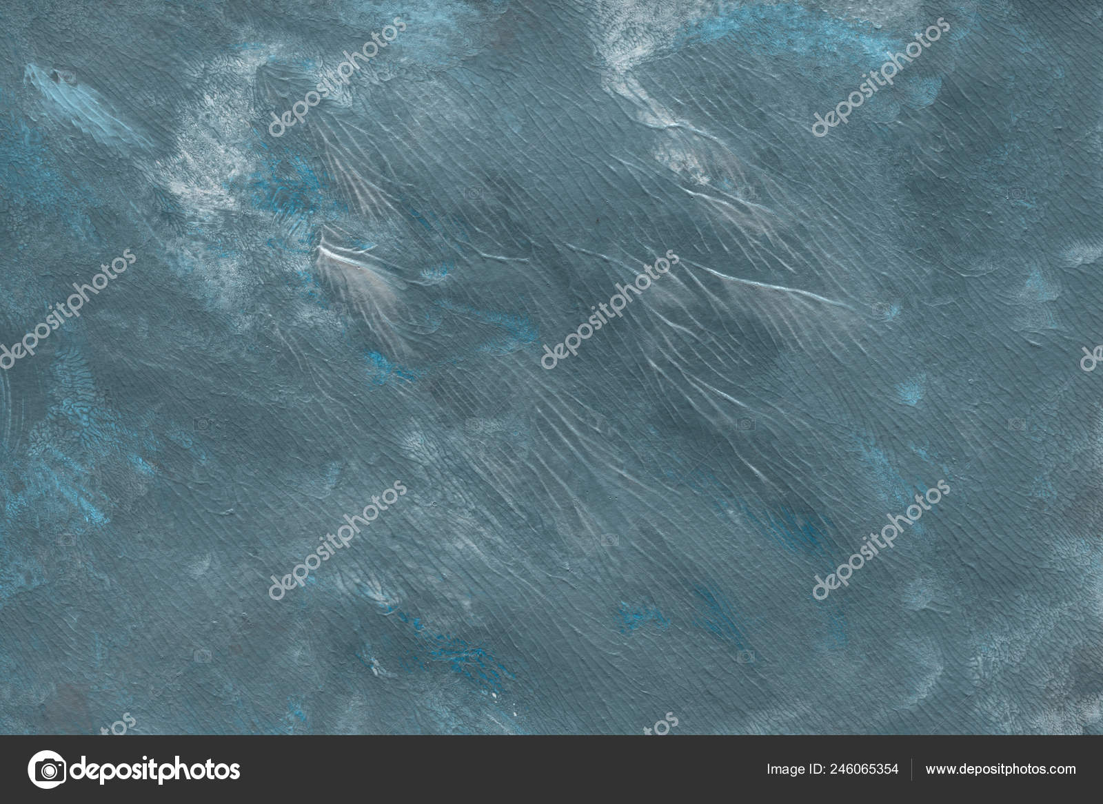 Abstract Blue Background Acrylic Painting Decorative Texture Stock