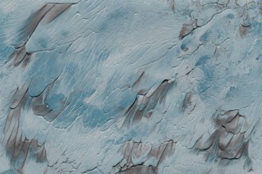 Mavi arka plan, akrilik boyama dekoratif doku