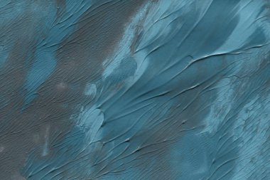 Mavi arka plan, akrilik boyama dekoratif doku