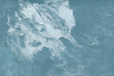 Mavi arka plan, akrilik boyama dekoratif doku