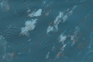 Mavi arka plan, akrilik boyama dekoratif doku