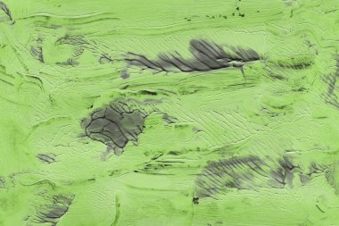 Arka plan, yeşil akrilik boyama dekoratif doku