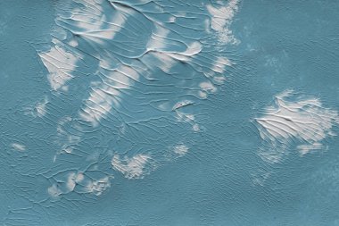 Mavi arka plan, akrilik boyama dekoratif doku