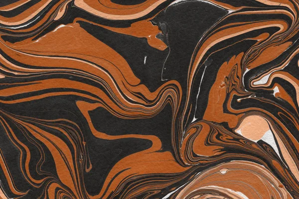 要旨茶色の大理石の背景 装飾的な質感 — ストック写真