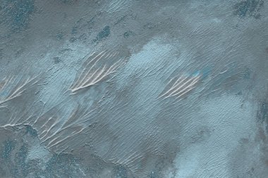 Mavi arka plan, akrilik boyama dekoratif doku