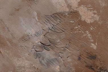 Arka plan, kahverengi akrilik boyama dekoratif doku