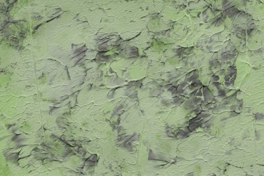 Arka plan, yeşil akrilik boyama dekoratif doku