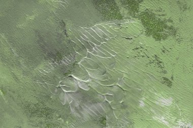 Yeşil arka plan, akrilik boyama dekoratif doku