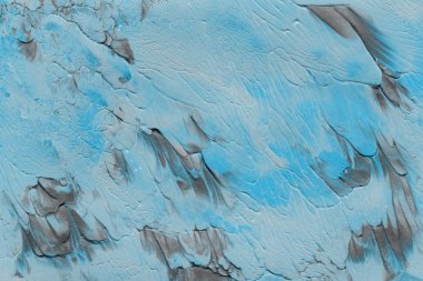 Mavi arka plan, akrilik boyama dekoratif doku