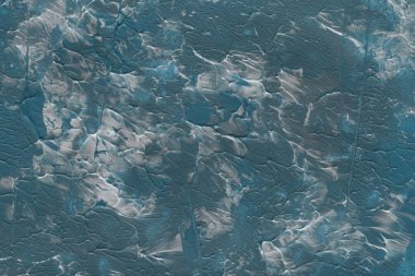 Mavi arka plan, akrilik boyama dekoratif doku