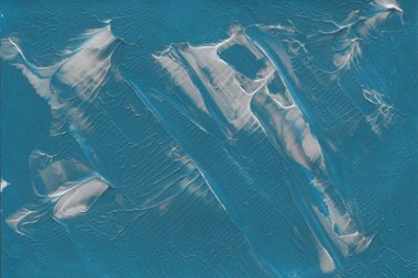 Mavi arka plan, akrilik boyama dekoratif doku