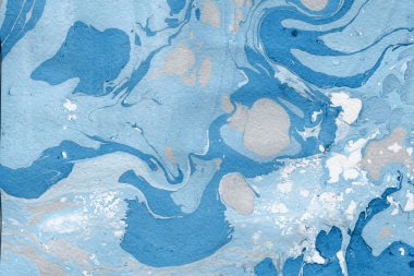 Soyut mavi mermer arka plan dekoratif doku