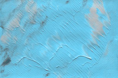 Mavi arka plan, akrilik boyama dekoratif doku