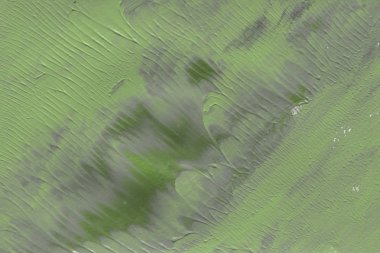 Yeşil arka plan, akrilik boyama dekoratif doku