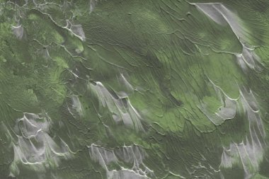 Yeşil arka plan, akrilik boyama dekoratif doku