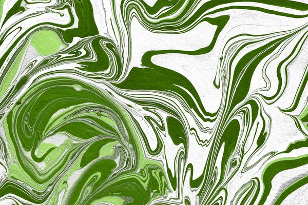 Абстрактный Зеленый Мраморный Фон Декоративная Текстура — стоковое фото
