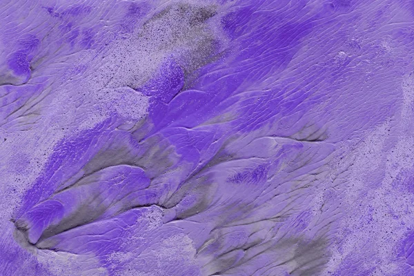 抽象紫罗兰色背景 亚克力绘画装饰质感 — 图库照片