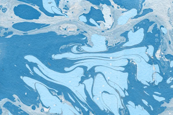 Abstract Blauw Marmeren Achtergrond Decoratieve Textuur — Stockfoto