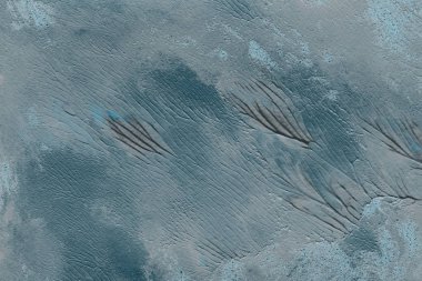 Mavi arka plan, akrilik boyama dekoratif doku