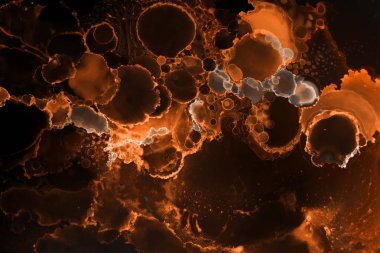 Renkli doku, kağıt arka plan. Boya sızıntıları ve ombre etkileri