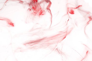 Beyaz kağıt arka planda renkli mürekkep ve suluboya doku. 