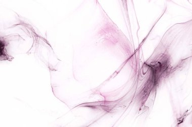 Beyaz kağıt arka planda renkli mürekkep ve suluboya doku. 