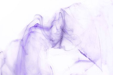 Beyaz kağıt arka planda renkli mürekkep ve suluboya doku. 