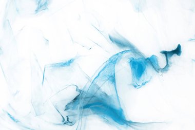 Beyaz kağıt arka planda renkli mürekkep ve suluboya doku. 