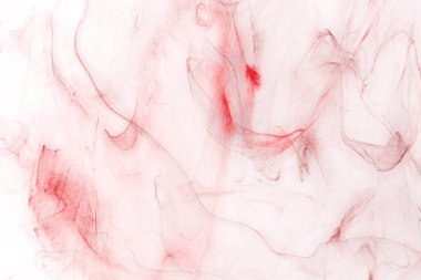 Beyaz kağıt arka planda renkli mürekkep ve suluboya doku. 