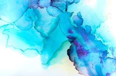 Renkli doku, kağıt arka plan. Boya sızıntıları ve ombre etkileri