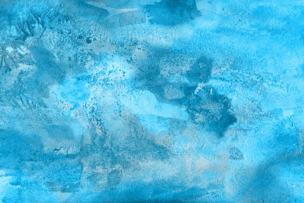 Bunte Blaue Textur Papierhintergrund Lacklecks Und Omnipräsente Effekte — Stockfoto