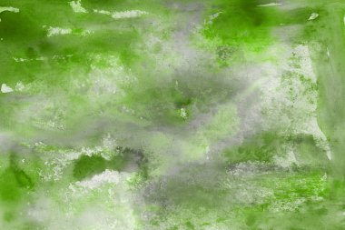 Renkli yeşil doku, kağıt arka plan. Boya sızıntıları ve ombre etkileri