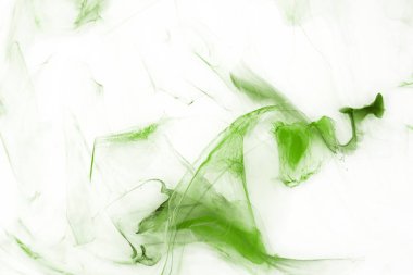 Beyaz kağıt arka planda renkli mürekkep ve suluboya doku. 