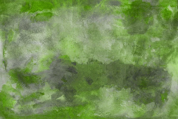 Kleurrijke Groene Textuur Papier Achtergrond Verf Lekken Ombre Effecten — Stockfoto