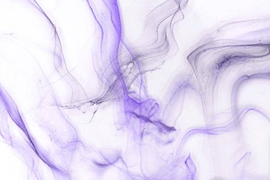 Beyaz kağıt arka planda renkli mürekkep ve suluboya doku. 