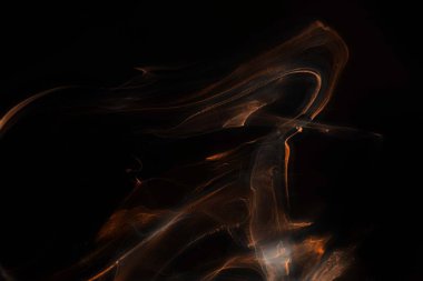 Siyah kağıt arka planda renkli mürekkep. Doku