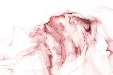 Beyaz kağıt arka planda renkli mürekkep ve suluboya doku. 