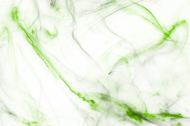 Beyaz kağıt arka planda renkli mürekkep. Doku