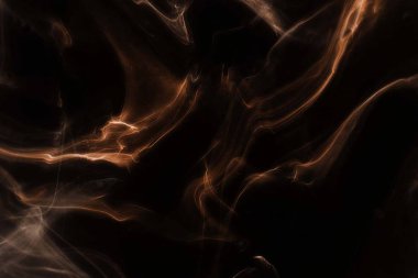 Siyah kağıt arka planda renkli mürekkep. Doku