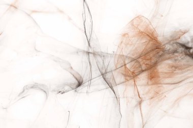 Beyaz kağıt arka planda renkli mürekkep. Doku