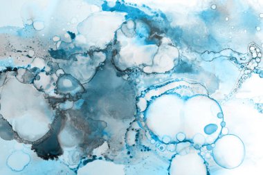 Renkli doku, arka plan. Boya sızıntıları ve ombre etkileri